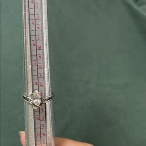 Vintage 925 Marquise Cut Elegant Silver Ring